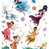 Samolepící dekorace AG Design - Disney DK 1769 Fairies a víly, (65 x 85 cm)