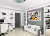 Vliesové fototapety AG Design FTDNM5204 Minnie a Mickey, fototapeta FTDN M5204 Minnie&Mickey on grey o rozměru 160x110 cm, lepidlo je součástí