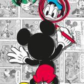 Vliesové fototapety AG Design FTDNV5462 Mickey Mouse kreslí, fototapeta FTDN V5462 Mickey Mouse o rozměru 90x202 cm, lepidlo je součástí